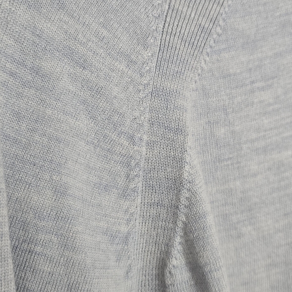 Lululemon Athletica Blue Merino Wool Sweater Sz 6 - Picture 7 of 9